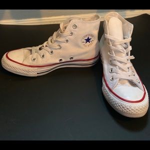 High Top White Converse
